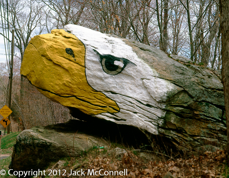 Marlboro rock painted as eagle
