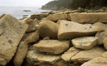 Acadia granite blocks