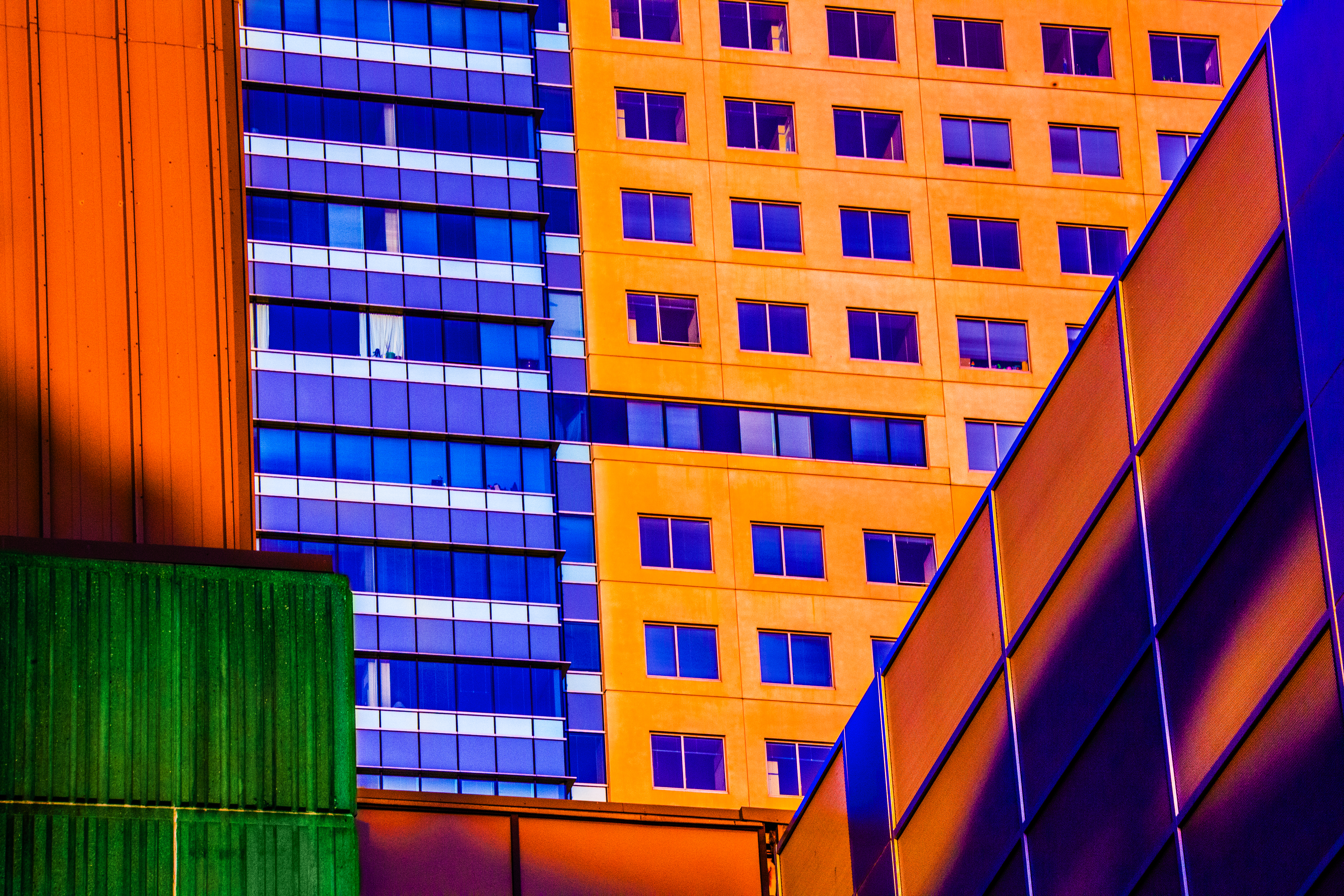 Blue & Orange Downtown