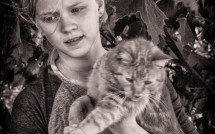 Granddaughter & Cat, Cato Corners