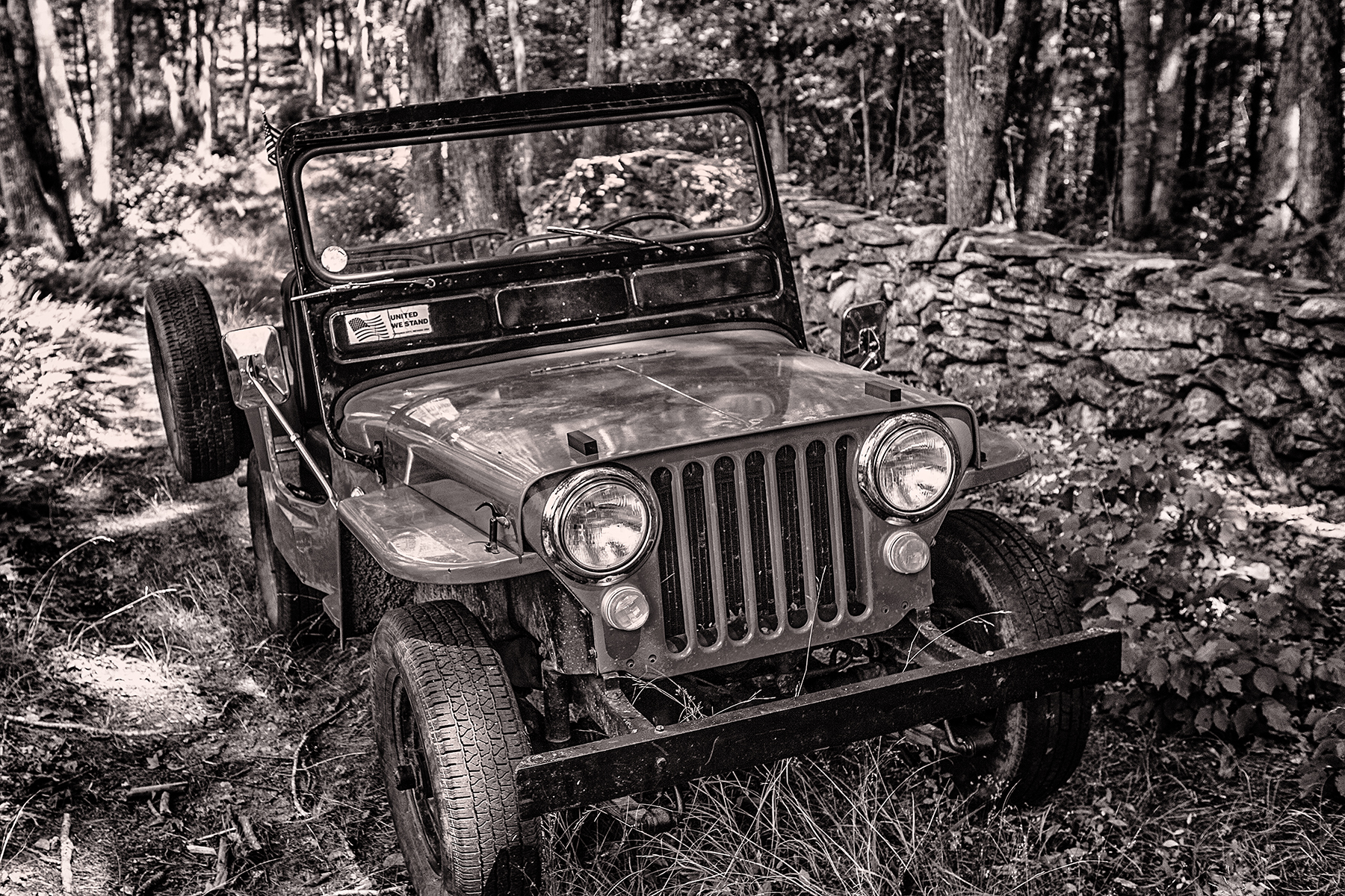 Fort Hill Farms with 1944 Jeep