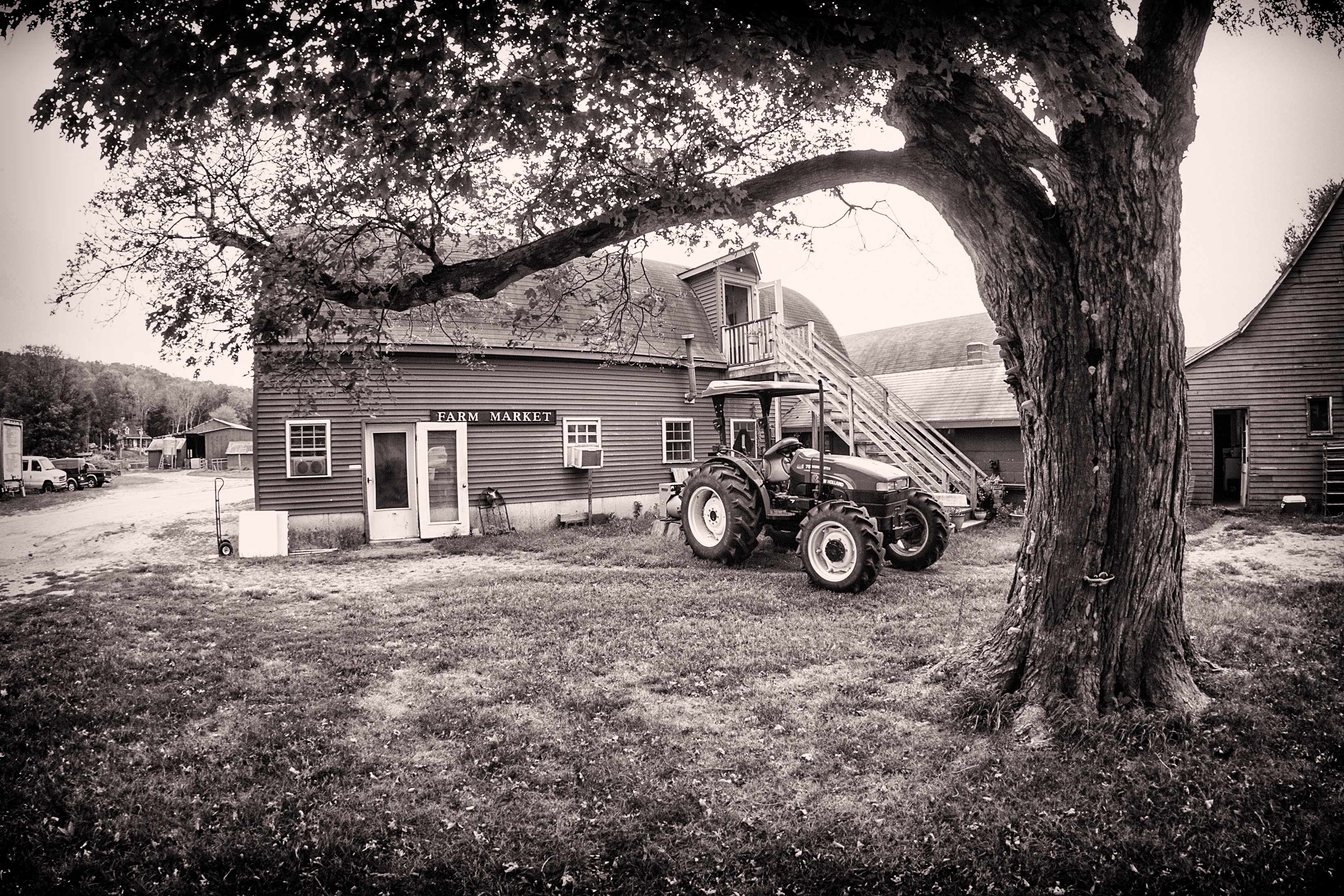 Tractor at Beaver Brook Farms