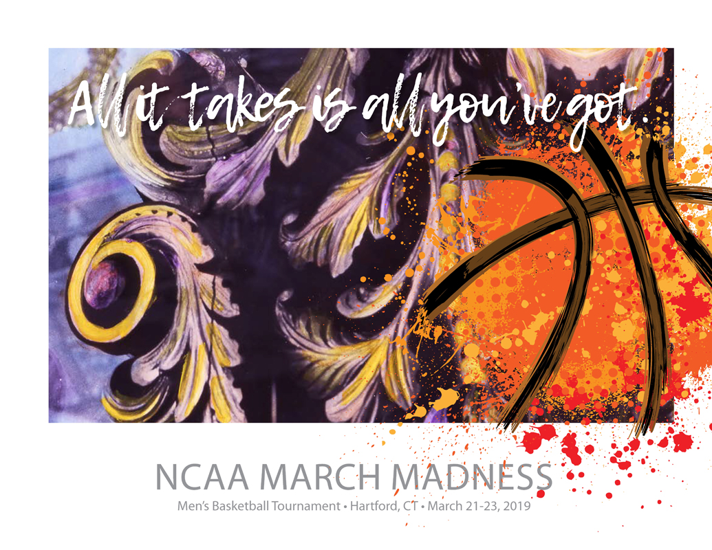 March Madness Poster - Winged Angel w/ Cornice